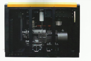 เครื่องอัดอากาศแม่เหล็กถาวรสองขั้นตอน 200kw IP55 เครื่องอัดอากาศสามเฟส