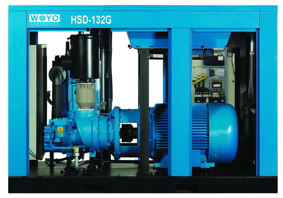 เครื่องอัดอากาศแบบโรตารี่แบบขับตรง 7.5HP-300HP 11kw Screw Compressor