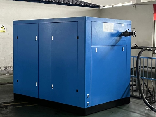 คอมเพรสเซอร์สกรูแรงดันสูง 1.3Mpa 60hp 45Kw พร้อม G1 1/2 Pipe