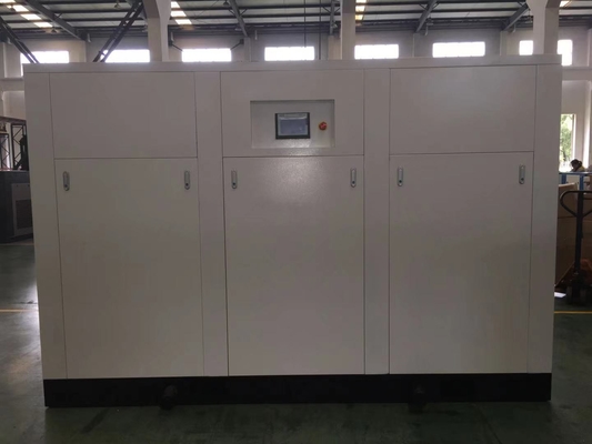 เครื่องอัดอากาศแม่เหล็กถาวรสองขั้นตอน 420HP เครื่องอัดอากาศแบบสกรูคู่